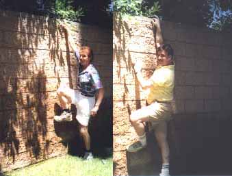 Climbing the wall